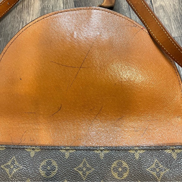 Louis Vuitton Vtg 80’s Chantilly MM Monogram Crossbody Shoulder Bag Brown Purse - Picture 7 of 17